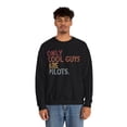 thumbnail image 4 of Pilot Sweatshirt Gifts Crew Neck Shirt Long Sleeve Unisex, 4 of 5