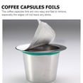 thumbnail image 3 of Shisuyan Espresso Accessory Silver 50Pcs 2.3x2.3x0.04in, 3 of 8