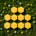 thumbnail image 1 of FENGGUIQU 10Ud Paneles Absorbentes Hexagonales De Fieltro Para Oficina Con Amarillo Y Aislamiento, 1 of 6