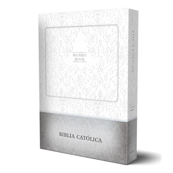 Pre-Owned Biblia Católica en Español. Boda, Bautizo, Primera Comunión, Confirmación y Cumpleaños. Caja Blanca Regalo / Catholic Bible. Spanish-Language, Leathersoft, (Paperback)