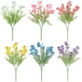 thumbnail image 6 of Visland 4PCS Artificial Fake Flowers Plastic Fake Flowers Home Decoration Window Box Decor, 6 of 7