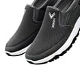 thumbnail image 3 of Zapatos Casuales FLhrweasw para Hombre Transpirables Sin Cordones para Correr y Deporte 42 Gris, 3 of 8