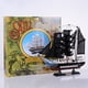 thumbnail image 5 of Modelo de velero de madera mediterráneo, barco pirata creativo, artesanía de madera, decoración, adornos, regalo para estudiantes, 5 of 5