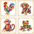 thumbnail image 2 of Pipe Cleaners for Crafts - 100 Pack Assorted Colors | 12 inch Chenille Stems for DIY Art Projects, Classroom Supplies & Kids Activities, 2 of 8