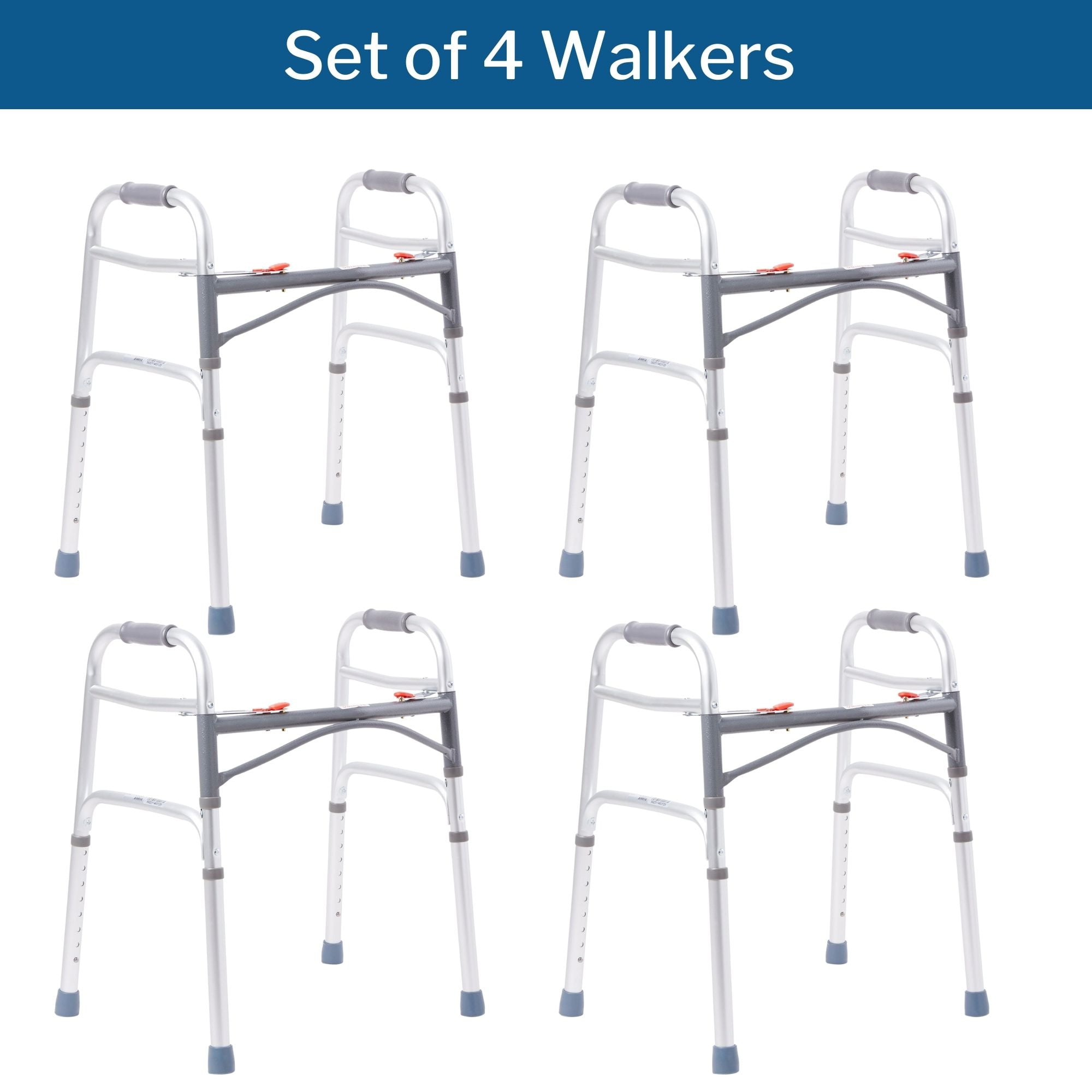 McKesson Junior Folding Walker, Collapsible, Adjustable 25 McKesson Junior Folding Walker, Collapsible, Adjustable 25