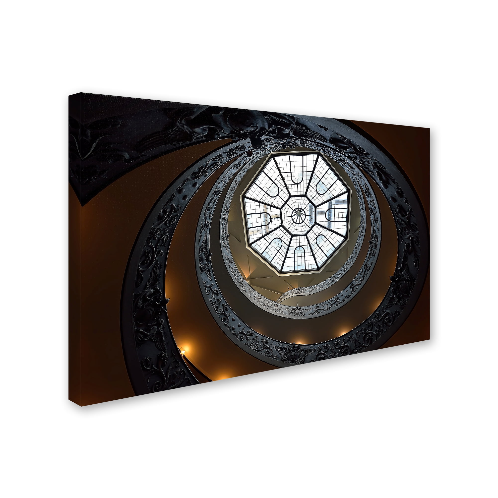 Edoardo Gobattoni 'The Double Helix Staircase' Canvas Art