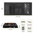 thumbnail image 6 of Chririnla Polyester Fabric Children's Wallet with Zipper Closure Lightweight Kids Trifold Wallet for School, Basketball Space Children Wallets, 6 of 7