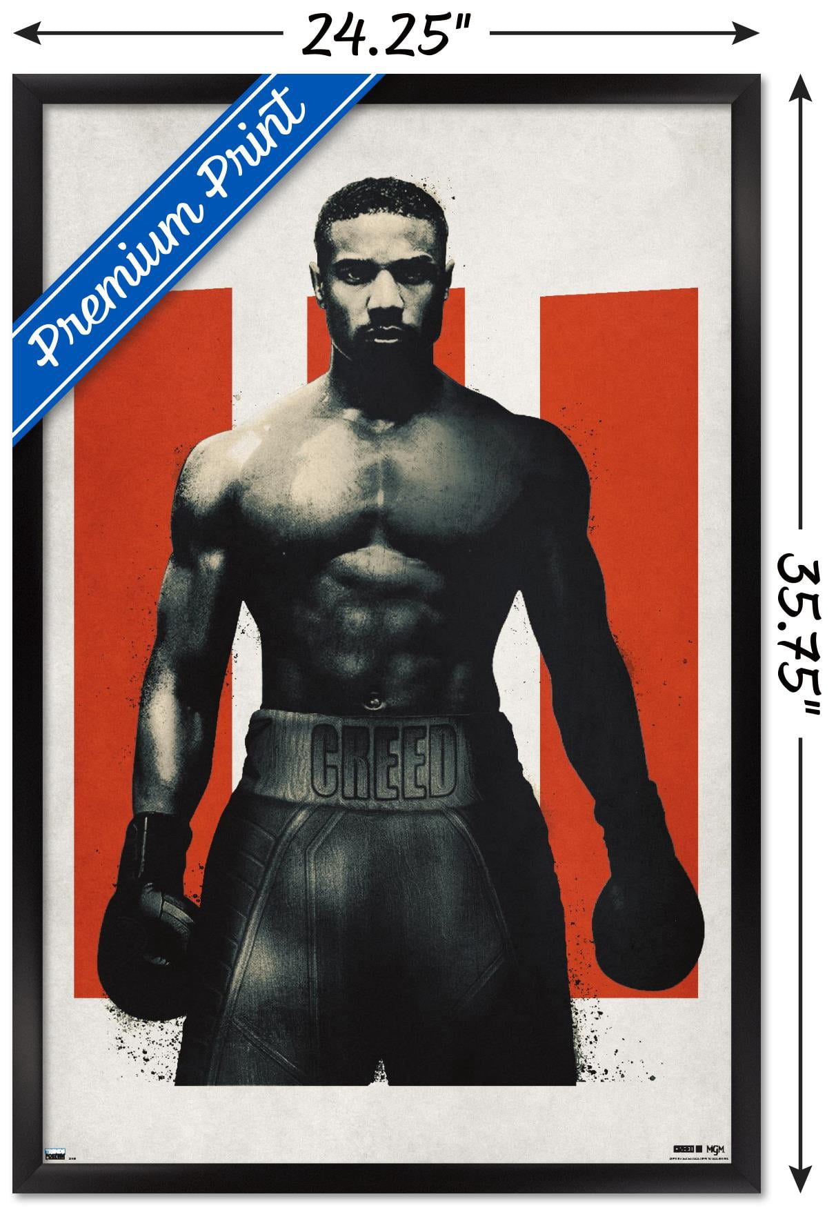 Creed III - Adonis Fight Wall Poster, 22.375" x 34" Framed