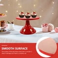 thumbnail image 6 of Troglfold bread tray Red Cupcake Stand Cake Display Tray for Parties & Events - 20CM,7.87"X7.87"X5.12", 6 of 11