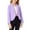 Light Violet, variant on Otqutp Teen Girls Formal Collar Coats Open Front Solid Button Down Long Sleeve Uniform Jackets Kids Elegant Business Tops