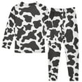 thumbnail image 2 of joogoo Cow Print 2 Piece Long Sleeve Tee and Pants Cotton Pajama Set 5Y, 2 of 7