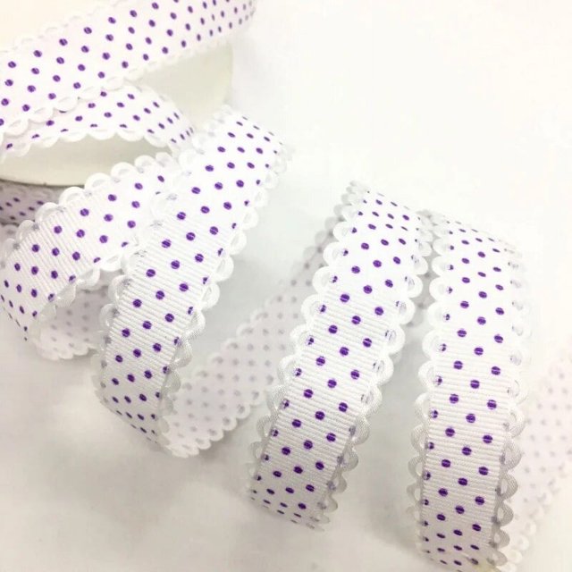 Cinta en relieve con estampado de puntos de 2cm y 5 yardas para manualidades, lazos para manualidades, álbum de recortes, Pascua, boda, decoración navideña, regalo, embalaje Floral