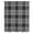 Black White, variant on Buffalo Plaid Sheer Curtains 45 Inches Long for Bedroom, Deep Maroon Farmhouse Gingham Striped Light Filtering Privacy Drapes, Breathable Semi Sheer Short Window Treatment for Kitchen Cafe Bathroom