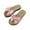 Pink, variant on ZACPNCV Girl's Bow Slip on Slippers Open Toe Braided Slides Flat Sandals Pink 6-6.5 Years