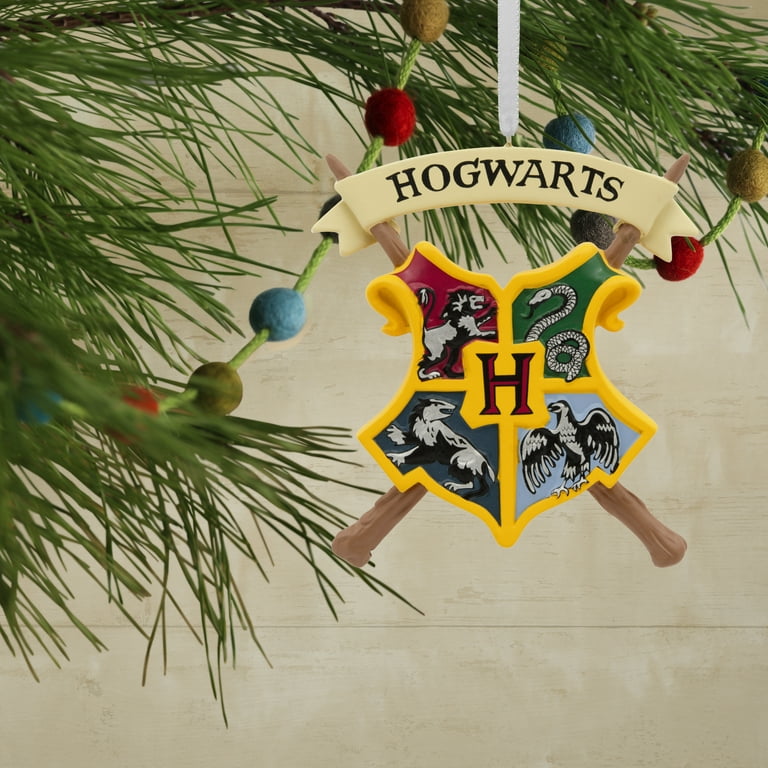 Hallmark Harry Potter Hogwarts Crest Christmas Ornaments 