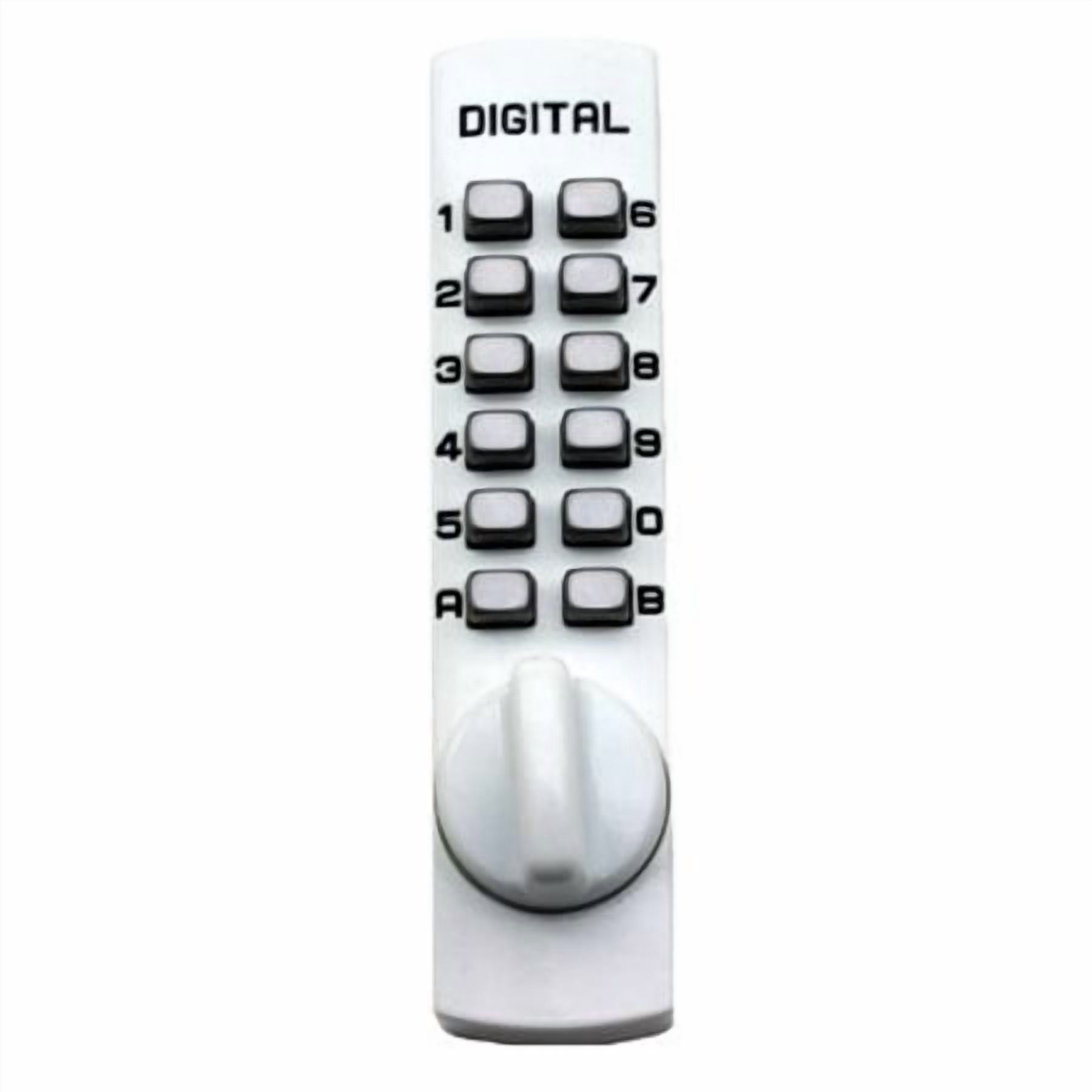 LockeyUSA C-120-JB Keyless Low-Profile Surface Mount Deadbolt for Childproofing, Jet Black