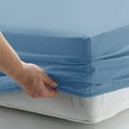 thumbnail image 2 of Extra Soft Bamboo Rayon King Size Fitted Sheet, Deep Pocket 15", Moisture Wicking,Cooling, Breathable-King/California,Blue, 2 of 5