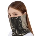 thumbnail image 4 of Pofeuu Vintage Ram Pilot Print Multifunction Beanie Hat for Men Women Fashion Scarf Soft Stretch Skull Cap, 4 of 8
