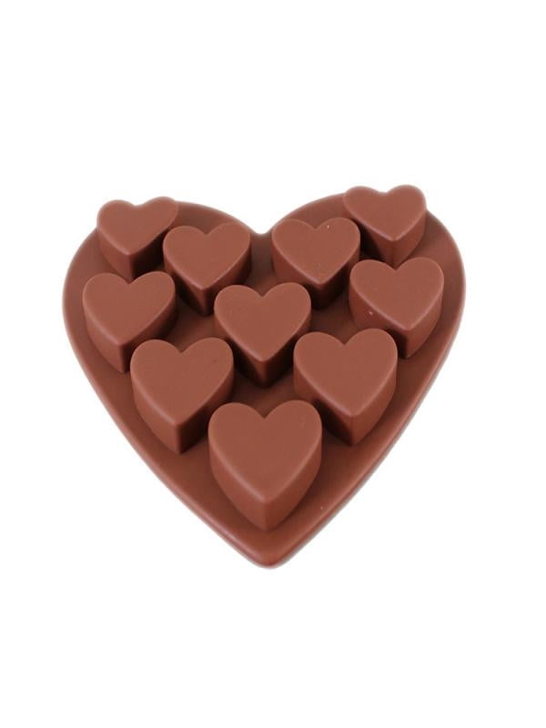 Prolriy Love Heart Shaped Silicone Molds Fondant Cake Chocolate Mold ...