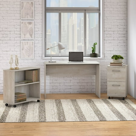 Bush Furniture Office Complete Small Desk With Mobile File Cabinet Small Desk With Mobile File Cabinet