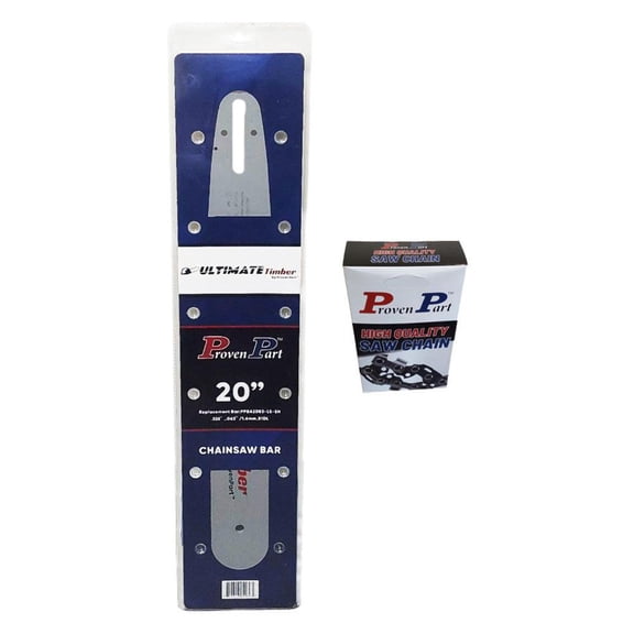 20" Chainsaw Bar And Chain .325" .063" 81DL Full Chisel 203SLGD025