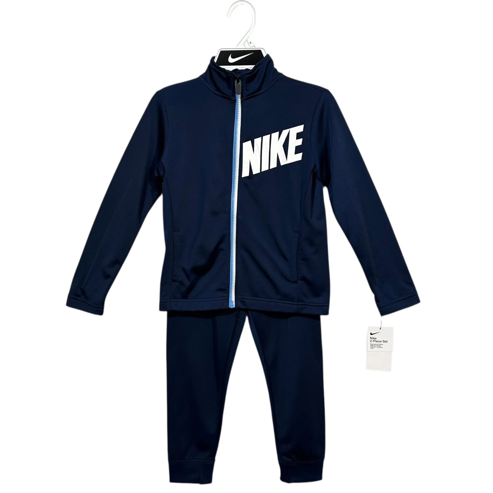 navy blue nike jogging suit