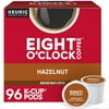 Eight O,Clock Coffee Hazelnut Single-Serve Keurig K-Cup Pods, Medium Roast Coffee Pods, 96 Count