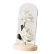 thumbnail image 1 of Centro de mesa con arreglo floral y flores artificiales iluminadas para San Valentín Blanco, 1 of 9