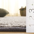 thumbnail image 4 of SAFAVIEH Natura Shannon Geometric Area Rug, Gray/Ivory, 6' x 6' Square, 4 of 10