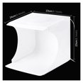 thumbnail image 2 of 20cm Mini 2 LED Panels Folding Portable 1100LM Light Photo Lighting Studio Shooting Tent Box Kit ,Easy to Use, 2 of 5