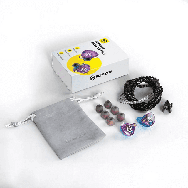 Audífonos in-ear gamer BLOOSOM Popcorn BASS X8 PRO Color Violeta