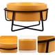 thumbnail image 4 of 1 Ceramic Pet Bowl with Stable Iron Stand, Elevated Design for Cats and ColorCoordinated, 4 of 5