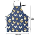 thumbnail image 6 of Goofa Funny Chicken Printed Waterproof Apron 33" Chef Aprons for Men Heavy Duty Chemical Work Apron Adjustable Bib Apron, 6 of 9