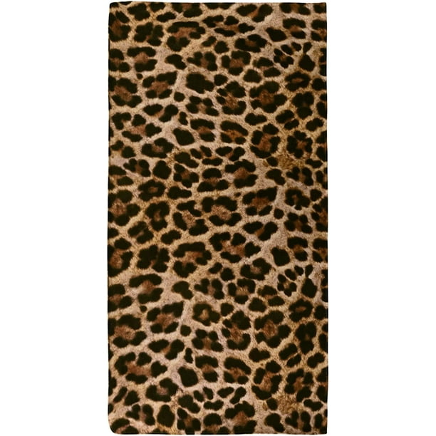 Oversized Cheetah Print Beach Towel Leopard Towel Blanket for Women Girls, Thin Lightweight