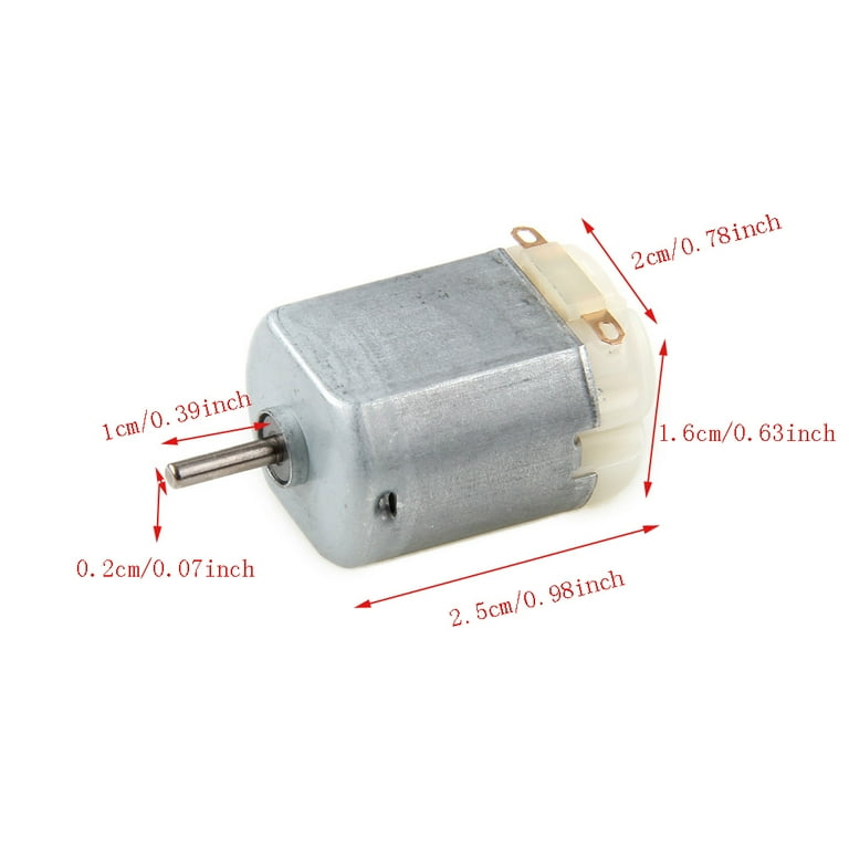 新品入荷 For Motor DC Miniature 130 3V-6V DC 3pcs Electric Car Toy 連結釘・連結ねじ