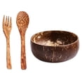 thumbnail image 3 of Guardoinrt Coconut Shell Fruit Salad Rice Bowl Kitchen Creative Unique Structure Handcrafted For Long Lasting Coconut Shell Bowl Style C, 3 of 6