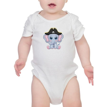 

Cute Baby Pirate Elephant Art Bodysuit Infant -Image by Shutterstock 24 Months