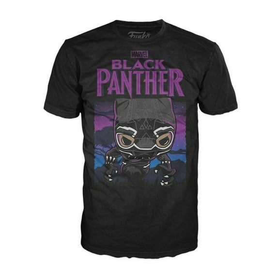 Funko POP! Tee Marvel Black Panther (Purple) Exclusive Size L