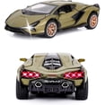 thumbnail image 3 of Coche de juguete de metal modelo Lamborghini Sian FKP37 con luz y sonido, 3 of 5