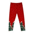 thumbnail image 4 of HAiming Christmas Legging Pants Ugly Graphic Xmas Casual Tight Party Going out Trousers Trendy Clothes for Kids, 4 of 8