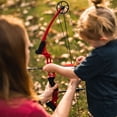 thumbnail image 4 of Genesis Mini, Youth Compound Bow & Arrow Set w/Quiver, Draw Hand-Right, Red, 4 of 12