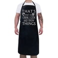 thumbnail image 5 of Funny Aprons For Men,Birthday Gifts for Dad，Mens Apron,Fathers Day Cooking BBQ Chef Grilling Apron, 5 of 5
