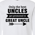 thumbnail image 4 of Inktastic Only the Best Uncles Get Promoted to Great Uncle Long Sleeve T-Shirt, 4 of 5