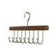 thumbnail image 2 of Percha para cinturones, percha para bufandas, organizador de armario giratorio de 360 grados con 8 ganchos para corbatas, bolsos, sujetadores y toalla, 2 of 9