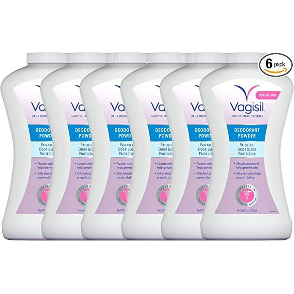 Vagisil Deodorant Powder 8 oz,Patented Odor Block Protection! Absorbs