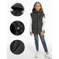 thumbnail image 7 of YunPes Boys Down Vest Boys Girls Lightweight Waistcoat Stand Collar Light Cotton Jacket Children's Vest Vest Girls down Sweater Jacket, 7 of 7