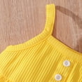 thumbnail image 5 of Fesfesfes Outfits For Toddler Girls Summer Children Girls Headband + Strip Sleeveless Vest + Striped Flared Trousers 3pcs Suit 5-6 Years, 5 of 9