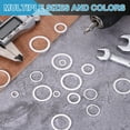 thumbnail image 4 of 150 Pack Rondelles Plates en Aluminium, 6 x 12 x 1mm Joints Plats, Argent, 4 of 6