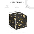thumbnail image 3 of Goofa Bumblebee Tissue Box Cover PVC Leather Tissue Holder Square Facial Tissue Case Facial Paper Organizer Dispenser for Bathroom, Vanity Countertop, 3 of 8