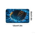 thumbnail image 2 of SLYNSHome Front Door Mat 31x47 inch Shower Mat Non-Slip Super Absorbent Bath Rug for Bathroom Floor Quick Drying, 2 of 6